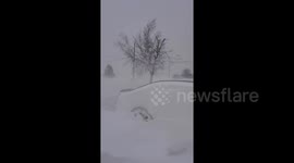 Extreme blizzard conditions hit northern New York