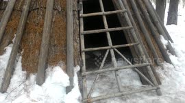 A wooden tent ( Chum)