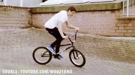 Cool BMX Riders doing extreme tricks