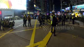 Tear gas and molotovs mark the reawakening of the Hong Kong protests