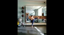 5 year old boy training advanced taekwondo forms