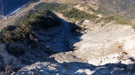 Base jumper uses wingsuit to commute home down Swiss cliff face
