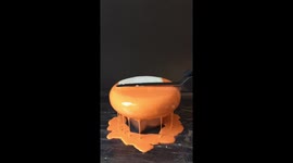 German Chef creates oddly mesmerizing Mirror Glaze