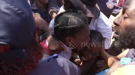 Scenes of despair and violence as migrants removed from central Cape Town