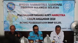 Destruction of 3.7 kg of methamphetamine captured by the International Network