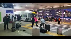 Shocking fight breaks out at Los Angeles International Airport