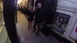 Amy Hart, Danny Dyer arrive at 'Pretty Woman' press night