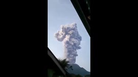 Indonesia's Mount Merapi erupts sending huge ash cloud into air