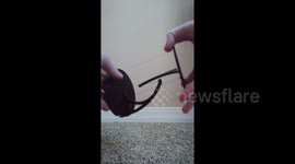 3d printed tensegrity structure appears to defy gravity