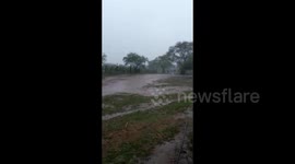 Over 3 hours of rain at the Tamanduá farm
