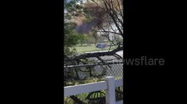 Newsflare Edit - Santa Ana Riverbed fire Norco, Eastvale,