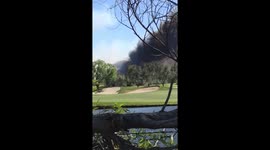 Southern Ca Santa Ana Riverbed fire 3/3/2020
