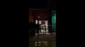 Long lines to vote in the primaries in Hollywood CA