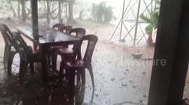 Powerful storms hit northern Thailand killing one