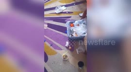 Quarantined resident leaves coronavirus hotel room in mess in north China