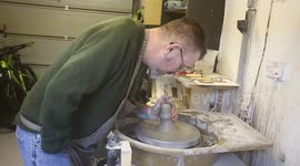 Meet this British man who is smashing it with his pottery business despite only having one ARM