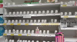 Personal hygiene products and non-perishable foods in short supply at UK supermarket