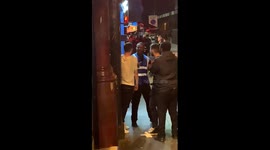 Bank Holiday Fight In Camden Town