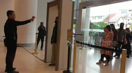 Indonesian shopping centre checks temperature of every visitor to scan for coronavirus symptoms