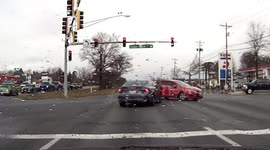 Auto accident after driver fails to stop