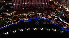 Vegas Strip Bellagio Timelaps