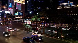 Las Vegas Strip TimeLaps from Outside the Bellagio