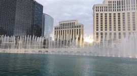 Bellagio Fountains Las Vegas Day Time Show.