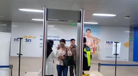 Coronavirus: Jakarta metro passengers tested before travelling