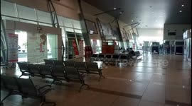 International Airport in Melaka Malaysia almost completely empty amid coronavirus outbreak fears
