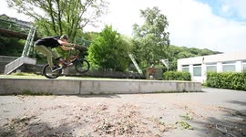Amazing BMX Trick on urban Spot