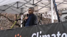 Mayor Of London Sadiq Khan Makes Speech At The March 4 Women