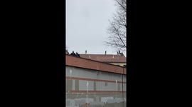 Inmates climb roof of Milan prison in protest against coronavirus emergency lockdowns