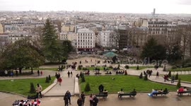 View of Paris from Sacre-Coeur Basilica