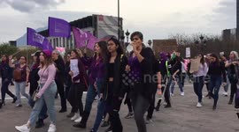 Women marching against Violence