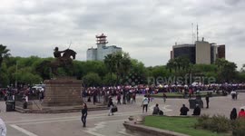 March for women’s day in Monterrey, Mexico