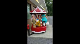 SPANKING the horse didn’t even make it go faster!!