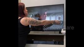 UK women completes hilarious rendition of the Shawn Mendes challenge using cloth