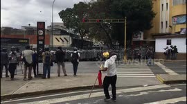 Protests in Caracas, Venezuela