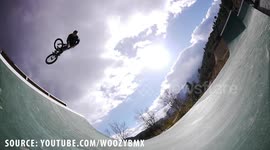 Amazing BMX Bike Ramp & tricks in the mountains
