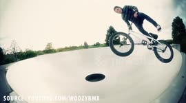 Cool BMX Street tricks on urban Locations