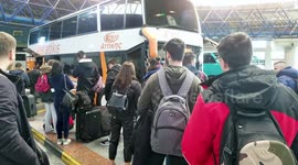 Waves of students make way home after Greece shuts schools and universities to stop coronavirus spread