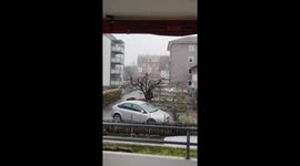 Snow in swiss -winter