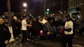 PSG fans celebrate Champions League win despite stadium ban due to coronavirus