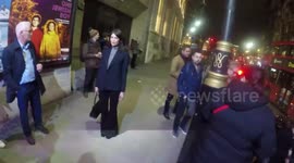 Gemma Arterton arrives At the On Blueberry Hall Press Night