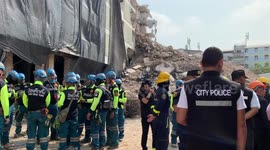 Construction worker killed after hotel demolition goes wrong in Bangkok