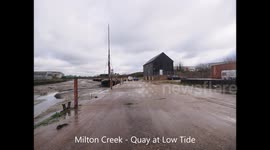 Tidal Surge in Sittingbourne, Kent, 11 March 2020