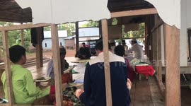 Santri Learn to Memorize the Qur'an at the Damaged Mosque in Gowa, Indonesia