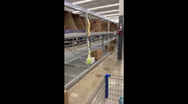 Arizona Wal-Mart virtually empty as panic buying over coronavirus intensifies