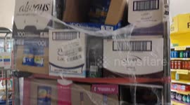 At 5am Coronavirus Panic Buying Clears Tesco Shelves Customers Get To Female Sanitary Products Before They Get Put Out