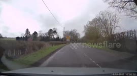 Narrowly avoided T-bone accident